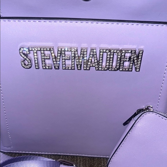 NWT Steve Madden Bling Purple Women's Bag - Picture 2 of 5